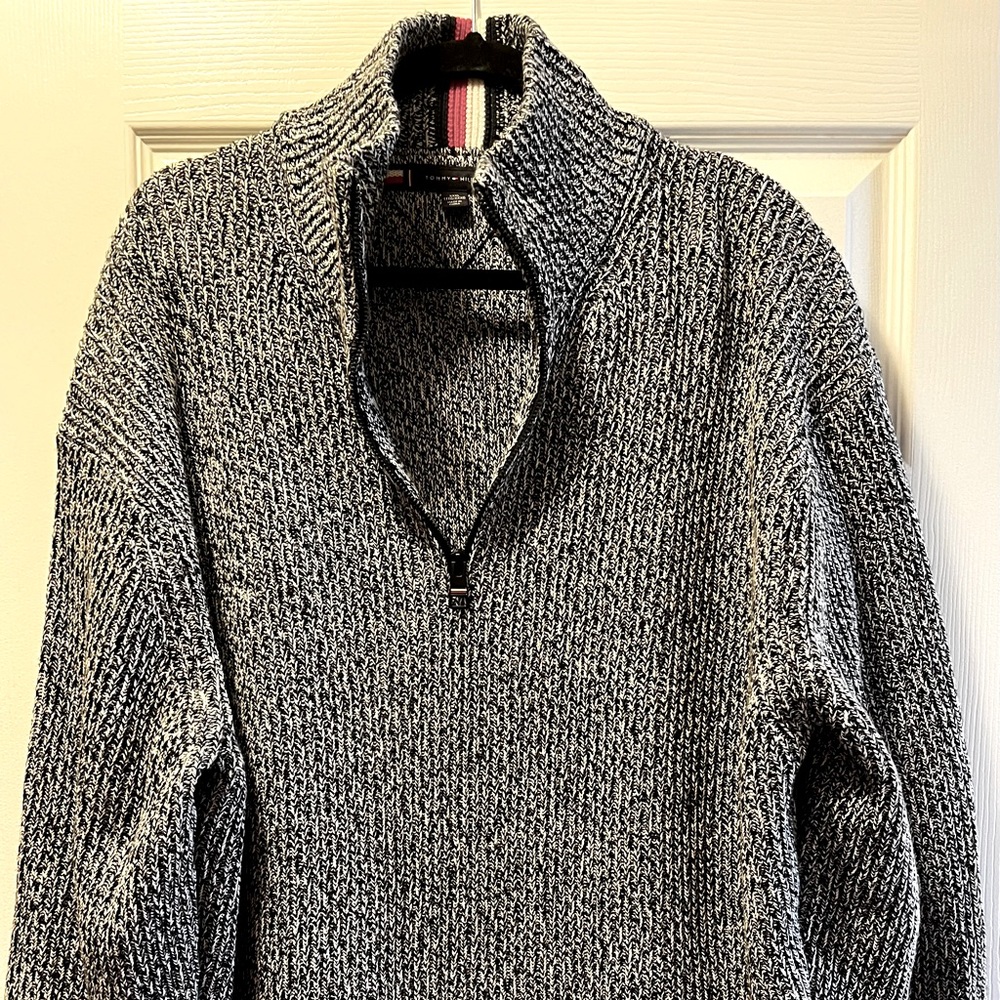 Men’s Tommy Hilfiger Mockneck Zip Sweater